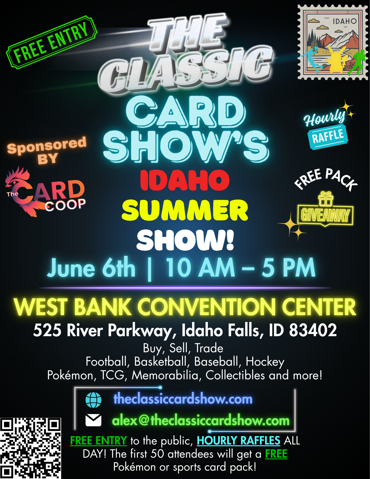 pokemon cards idaho falls The Classic Card Show - Idaho Summer Show - Saturday, June 6, 2026